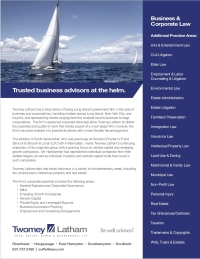 Trusted Business advisors Twomey Latham