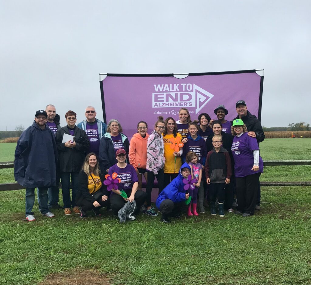 Twomey Latham team and friends walk to end alzheimers 2017