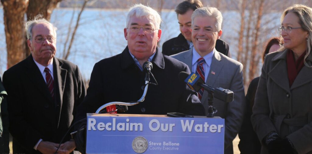 Steve Bellone Suffolk County Executive press conference