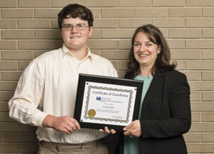 Riverhead high school scholarship recipient Kenneth Rothwell