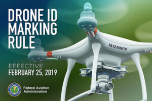 drone id marking rule slide FAA law change