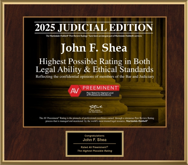 2025 Highest Possible Rating in Both Legal Ability & Ethical Standards